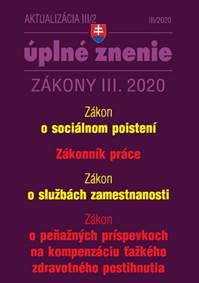 Aktualizácia III/2 úplné znenie Zákony II. 2020