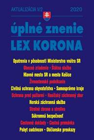 Aktualizácia V/2 úplné znenie LEX KORONA 2020