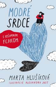 Kniha Modré srdce s kečupovým fľakom
