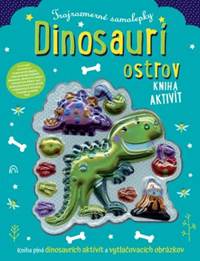 Kniha Dinosaurí ostrov - Trojrozmerné samolepky