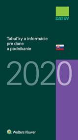 Kniha Tabuľky a informácie pre dane a podnikanie 2020