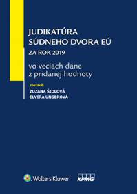 Kniha Judikatúra Súdneho dvora EÚ za rok 2019