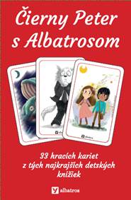 Kniha Karty Čierny Peter s postavičkami z Albatrosu
