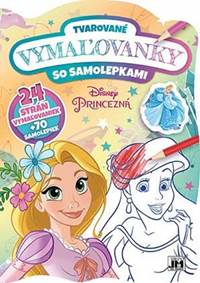 Kniha Tvarované vymaľovanky/ Princezné 2