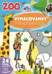 Vymaľovanky so samolepkami - ZOO (A4)
