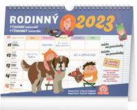 Týdenní rodinný plánovací kalendář 2023