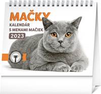 Mačky 2023 - stolový kalendár