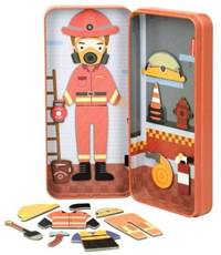 Cestovní magnetické puzzle Hasič