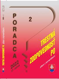 Kniha Poradca 2/2022 – Zákon o trestnej zodpovednosti právnických osôb