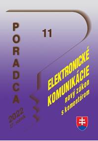 Poradca 11/2022 - Zákon o elektronických komunikáciách