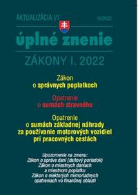Kniha Aktualizácia I/1 2022 – daňové a účtovné zákony