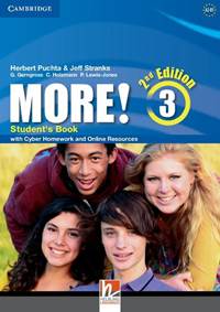 Kniha More! 3 Workbook with Cyber Homework and Online Resources