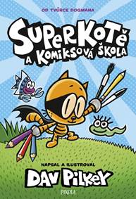 Kniha Superkotě a komiksová škola