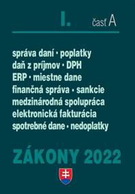 Zákony I-A/2022 – daňové zákony