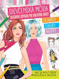 Dievčenská móda (3D modely, ceruzky, nálepky