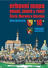Kniha Erbovní mapa hradů, zámků a tvrzí Čech, Moravy a Slezska 18