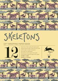 Kniha Skeletons gift wrap
