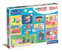Puzzle Prasátko Peppa 10v1