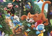 Puzzle Šmoulové Honička v lese 180 dílků