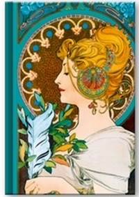 Notes Mucha (linajkovaný)