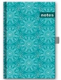 Notes Snowflake s pútkom (štvorčekovaný)