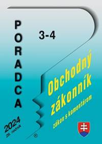 Kniha Poradca 3-4/2024 – Obchodný zákonník s komentárom