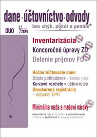 Kniha DUO 1/2024 – Dane, účtovnictvo, odvody bez chýb, pokút a penále