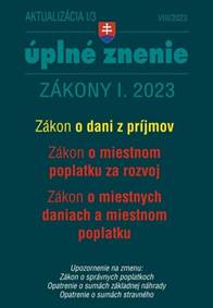 Aktualizácia I/3 2023 – daňové a účtovné zákony
