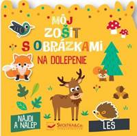 Kniha Les - môj zošit s obrázkami na dolepenie