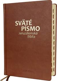 Sväté písmo – Jeruzalemská Biblia (veľký formát) – hnedá so zlatorezom