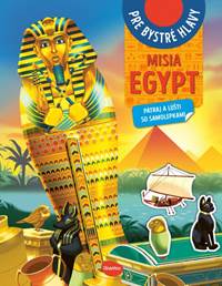 Kniha MISIA EGYPT – Pátraj a lúšti so samolepkami