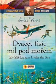 Kniha Dvacet tisíc mil pod mořem - Dvojjazyčné čtení Č-A