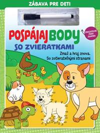 Pospájaj body so zvieratkami - zmazateľné pero (2.vydanie)