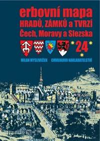 Kniha Erbovní mapa hradů, zámků a tvrzí Čech, Moravy a Slezska 24