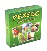 Pexeso Naše lesy v krabičke - spoločenská hra