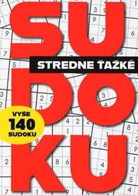 Kniha Sudoku stredne ťažké - červené