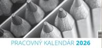 Kniha Pracovný kalendár 2026 - týždenný stolový kalendár, hodinové delenie