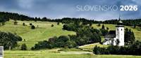 Kniha Slovensko 2026 - týždenný stolový kalendár, hodinové delenie