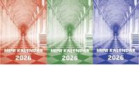 Kniha Minikalendár 2026 - týždenný stolový kalendár, v troch farbách