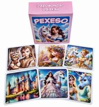 Pexeso jednorožec 64ks kariet (spoločenská hra)