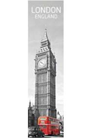 Kniha 3D záložka - London in red