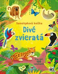 Kniha Divé zvieratá - Samolepková knižka