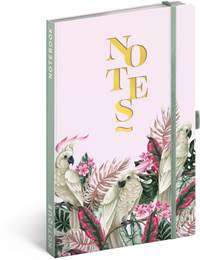 Notes Kakadu, linajkovaný, 13 × 21 cm