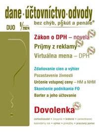 Kniha DUO 9/2024  – Dane, účtovníctvo, odvody bez chýb, pokút a penále