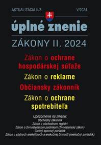 Kniha Aktualizácia II/3 2024 – Občiansky zákonník a ochrana spotrebiteľa