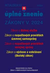 Kniha Aktualizácia V/2 2024 - štátna služba, informačné technológie verejnej správy