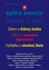 Kniha Aktualizácia V/3 2024 – štátna služba, informačné technológie verejnej správy