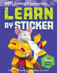 Kniha Learn by Sticker: More Addition & Subtraction