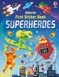 Kniha First Sticker Book Superheroes