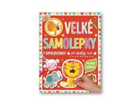 Kniha Velké samolepky a omalovánky pro malé ruce Divoká zvířata